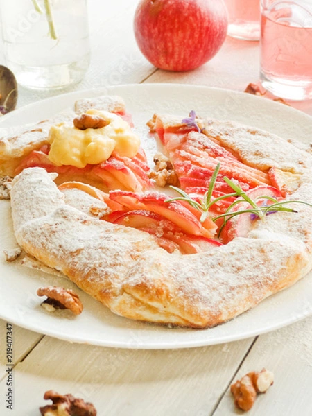 Fototapeta Sweet apple galette