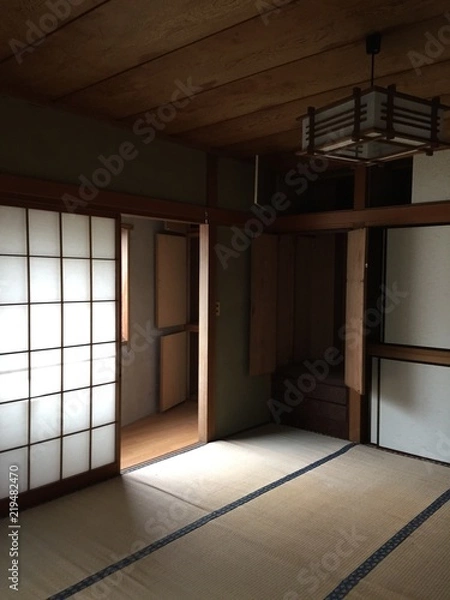 Fototapeta 和室民家