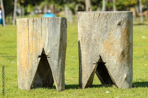 Obraz PIEZAS DE MADERA