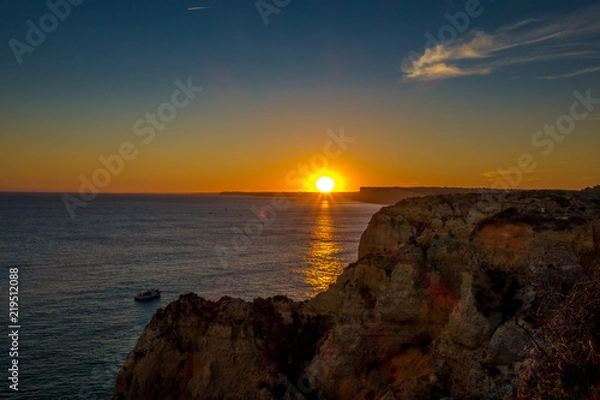 Fototapeta Sonnenuntergang Algarve