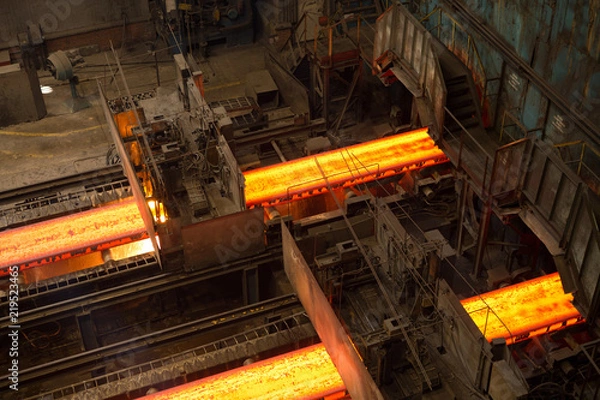 Fototapeta continuous casting machine