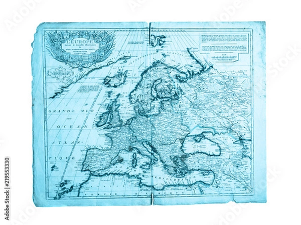 Fototapeta 古地図　ヨーロッパ