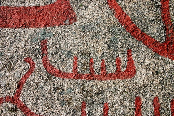 Obraz Archeological carving