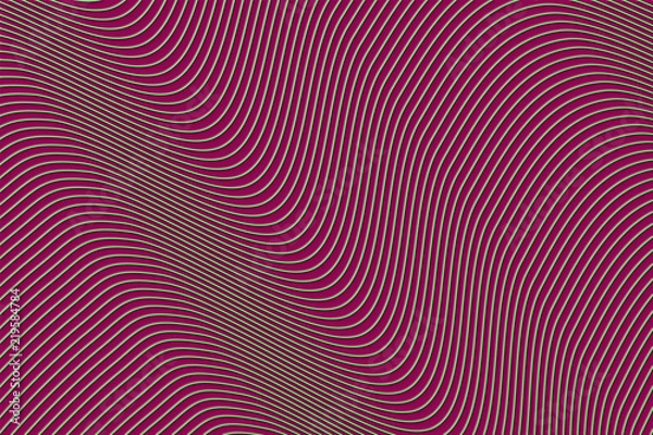 Fototapeta Abstract conceptual blended lines & wave. Backdrop, web, drawing & illustration.