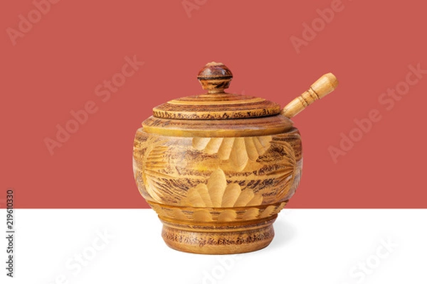Obraz Wooden pot