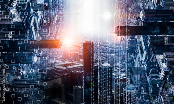 Obraz Our great big world. Mixed media