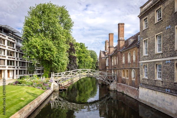 Obraz Mathematical Bridge, Cambridge