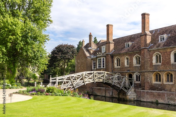 Obraz Mathematical Bridge, Cambridge