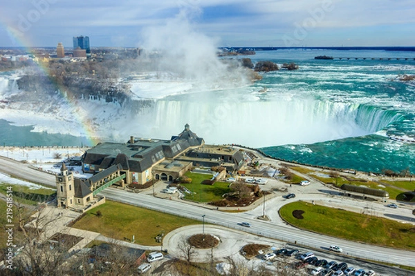 Obraz Niagara Falls - Wide - Rainbow