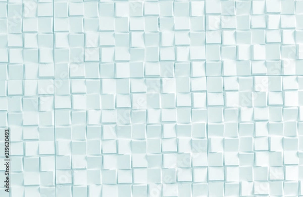 Fototapeta White stone wall background