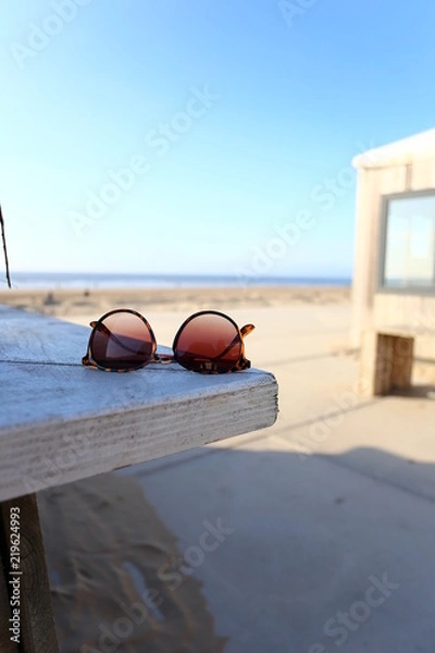 Fototapeta beach sunglasses