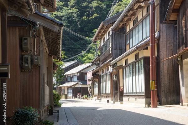 Obraz 京都府　伊根町　舟屋