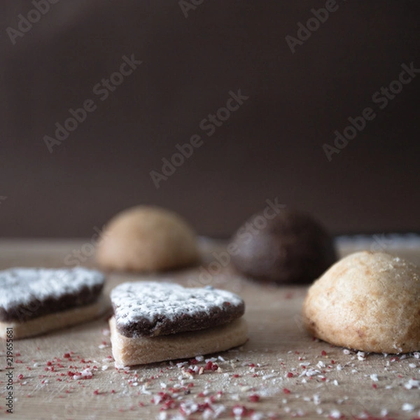 Obraz delicious cakes and cookie