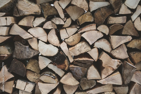 Fototapeta Firewood pattern