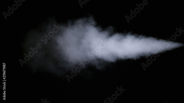 Fototapeta Realistic dry smoke clouds fog overlay perfect for compositing into your shots. Simply drop it in and change its blending mode to screen or add.
