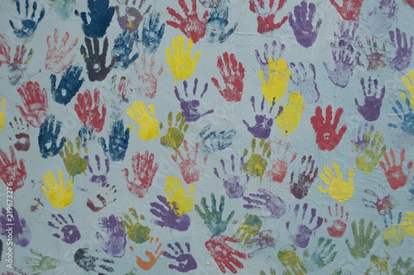 Fototapeta Children's prints