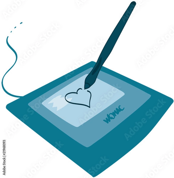 Obraz tablette graphique