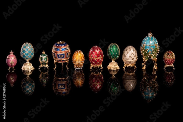 Obraz Group Faberge eggs.