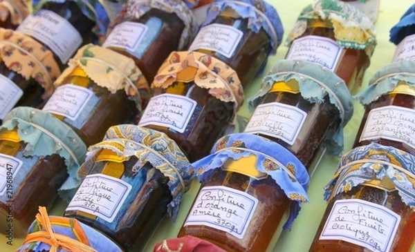 Obraz Confitures marché provençal