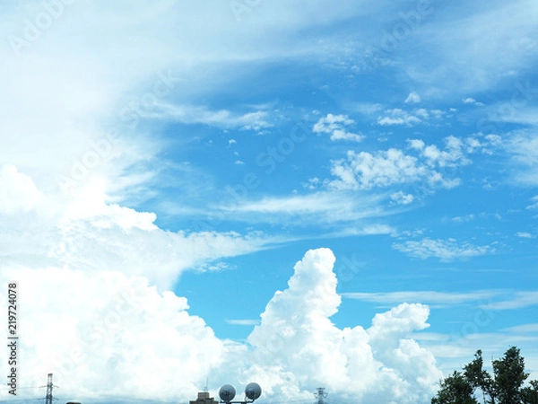 Fototapeta 綺麗な青空と入道雲
