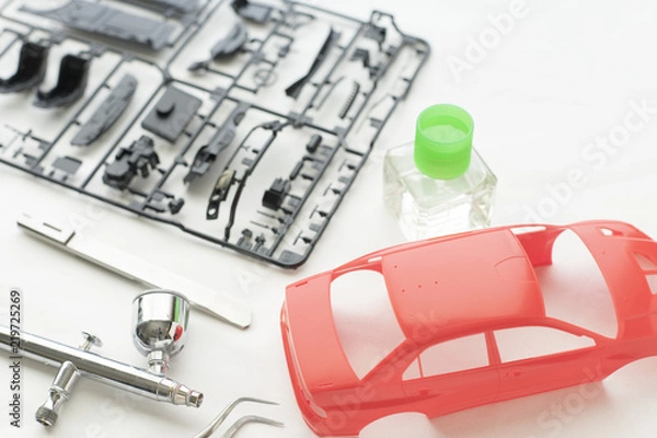 Fototapeta プラスティックモデルをつくる