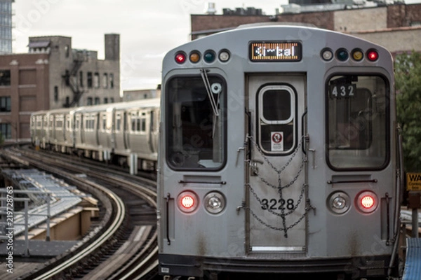 Fototapeta Train at Station