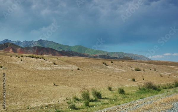 Fototapeta Rver valleys Gulcha