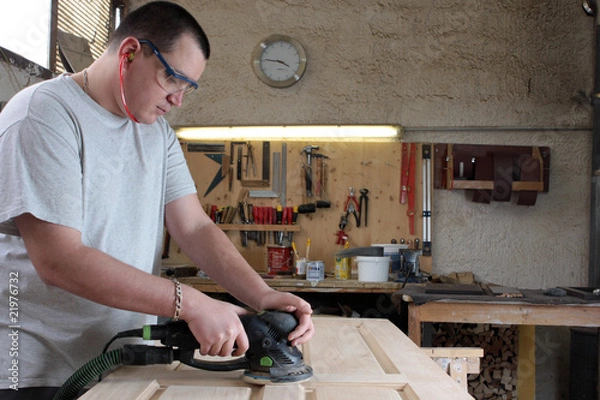 Obraz ponçage porte