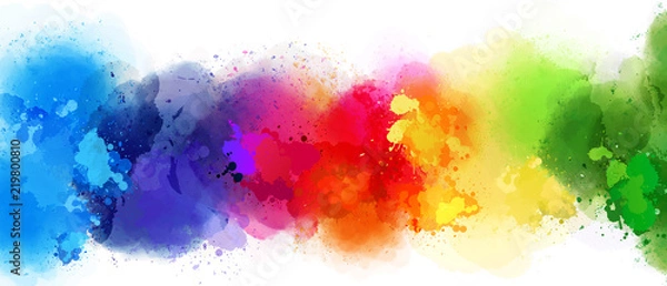 Obraz kolorowe tło powitalny