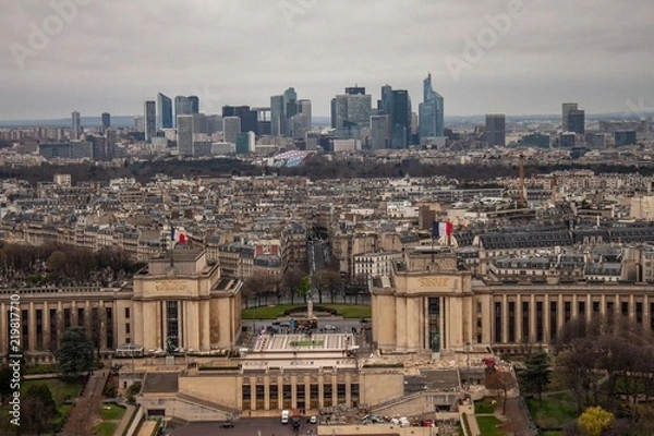 Obraz Ausblick vom Eiffelturm