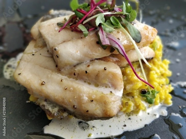 Obraz A fish dish on a plate