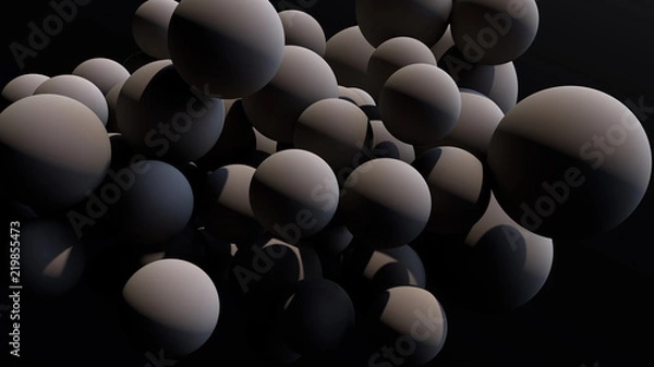 Obraz Floating Balls background