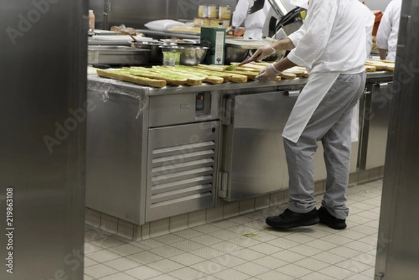 Obraz Preparing the bread