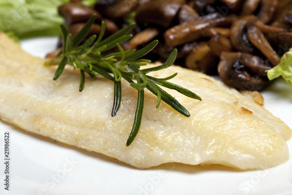 Obraz Grilled sole fish