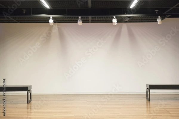 Obraz Empty gallery wall