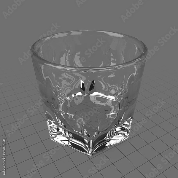 Fototapeta Pusta szklanka whisky