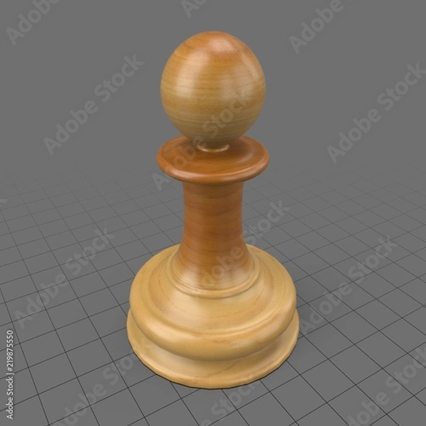 Fototapeta Pionek szachowy