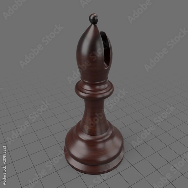 Fototapeta Bishop chess piece