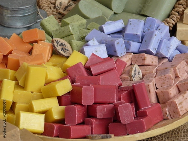 Obraz handgemachte Seifen