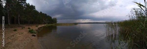 Obraz Forest's Lake, Panorama