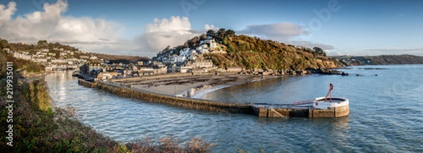 Fototapeta Harbour Approach, Looe, Cornwall