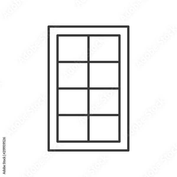 Fototapeta chocolate bar, food outline icon