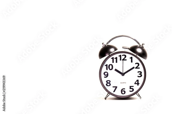 Obraz Black bell alam clock.