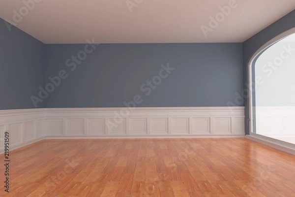 Fototapeta Empty room interior 3d rendering