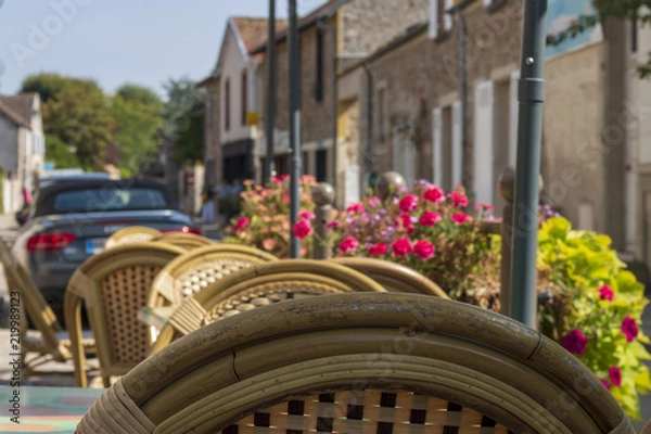 Obraz Cafe terrace in Barbizon 01