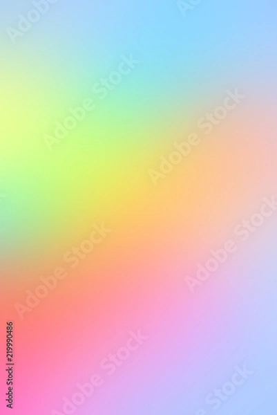 Fototapeta Blurred soft colors mesh background. Colorful rainbow