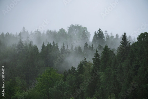Obraz Clouds over mountains