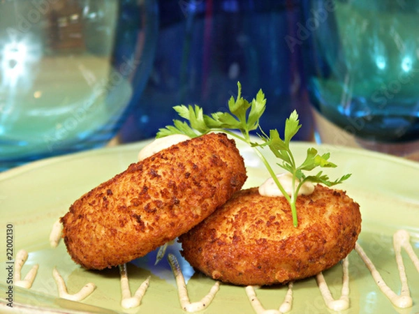 Fototapeta Crab Cakes
