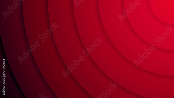 Fototapeta Background with circles in a paper style. With a variety of colors.