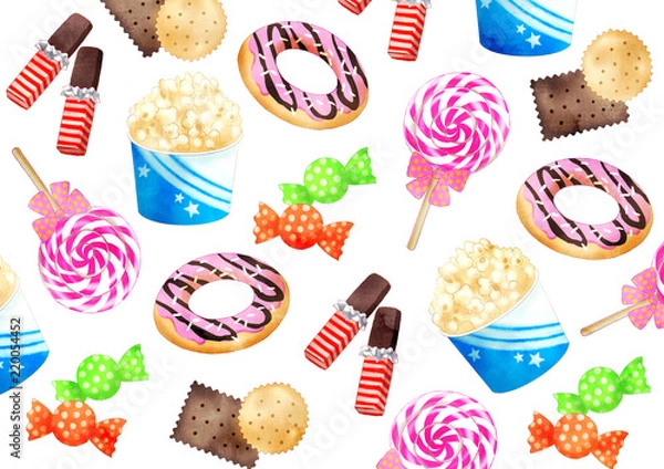Obraz お菓子背景